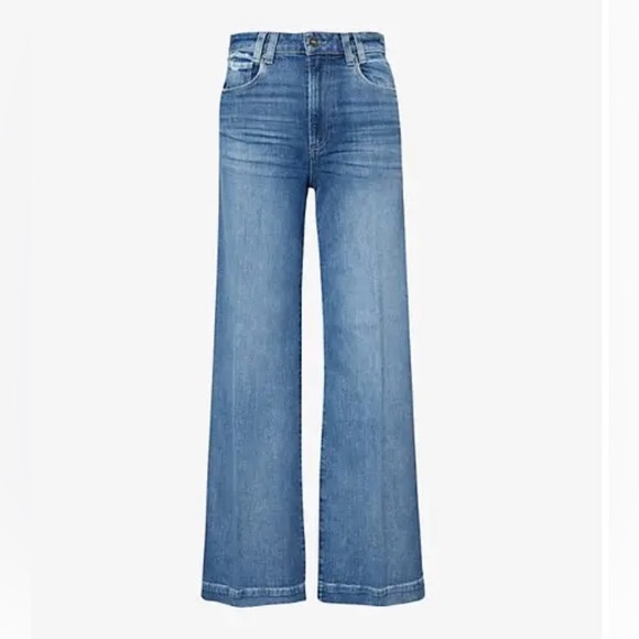 PAIGE Denim - NWT -  PAIGE Harper Light Blue High-Rise Wide Leg Jeans